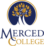 A logo with a tree that says "Merced College"